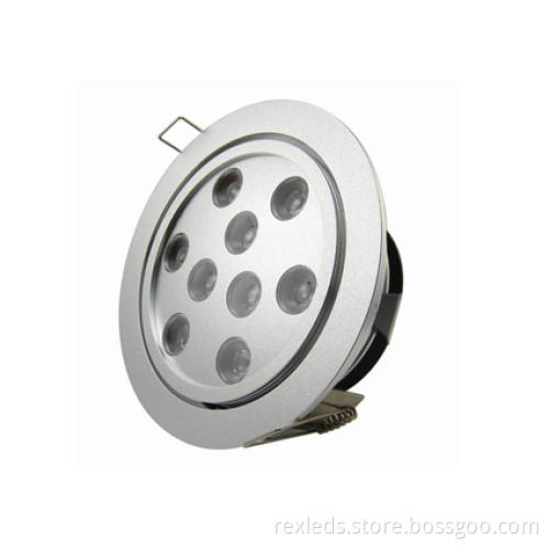9 Pcs 1w Led Down Light Fixtures Rex-d027-9w, Energy Saving Cabinet Lighting Fixtures For Office